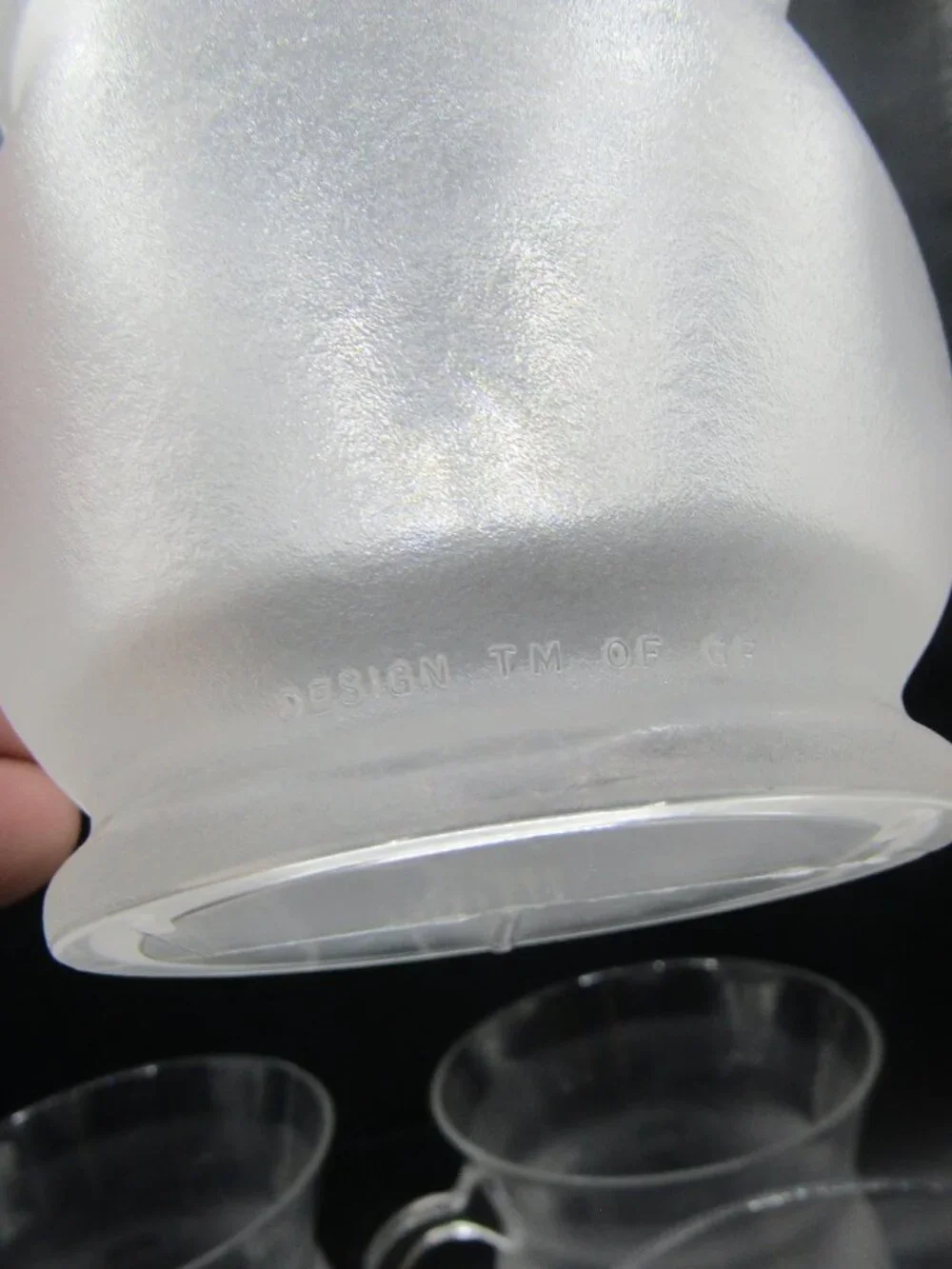 Set of Four Kool-aid Frosted Translucent Cups